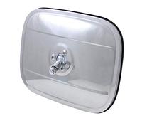 (2) 1947 - 1972 Chevy Truck 8" Rectangle Side Mirrors / Stainless Steel Housings