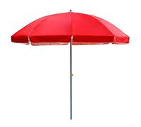 2.1M Sun Shade Canopy Market, Adjustable Beach Parasol Water lent Protective with 8 Ribs For Beach/Pool/Patio Outdoor Umbrella Tent,red+white (Blue+white)