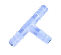 2.1mm~12mm Aquarium Fish Tank Hose Pagoda Joint 5~200 Pcs T Tee Connectors Garden Irrigation Water Pipe Equal Path Adapter(6mm,20 Pieces)