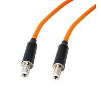 2.1mm DC Patch Lead. Dunlop, Boss, Voodoo Guitar FX Pedal Power. Silicone Cable (1m, Orange)
