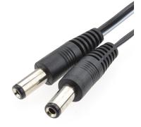 kenable 2.1mm x 5.5mm DC Connector Lead Male to Male Power Cable 2m [2 metres]