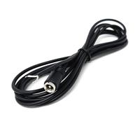 2.1mm x 5.5mm Female DC Socket to Bare Wire Power Cable - Compatible with LED Signs, Solar-Powered Outdoor Devices, CCTV, and More (2m)