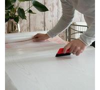 2.1mx 90cm MAKEOVER PEARLWOOD WOODGRAIN SELF ADHESIVE STICKY BACK PLASTIC VINYL
