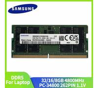 2/1PCS Samsung Laptop Memoria DDR5 32GB 16GB 8GB Ram 4800MHz PC5-34800 1.1V 262 Pin for Notebook Computer RAM