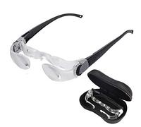 2.1X Max Vision TV Glasses - Portable Goggles Magnifier for Reading Screen Video - Diopter Adjusting Eye Glasses - Lightweight Magnifying Glasses