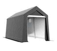 2.1x3.6m Portable Storage Shed Waterproof Heavy Duty Garage Shelter Grey
