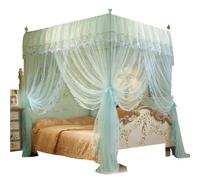 2×2×1.5M 4 Corner Bed Canopy Curtain - Bed Canopy For Girls Room Decor, Bed Netting Canopy For Girls, Princess Crib Canopy Curtain, Luxurious Princess Canopy, Net Bed Tent Drape Net, Without Bracket