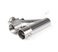 2'' 2.25'' 2.5" 3" Electric Exhaust Cutout Kit Y Pipe Exhaust Control Valve with Dual Valve System Switch Remote Control Kit Car Exhaust Tip(3INCH)