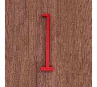 2" 2.75" 4" Inch House Numbers for Inside, Mail Box Number for Mailbox Outdoor, Address Signs f Houses Mailboxes Cars Door Window Sign House Apartments Personalized Recognizable(Red,1,10CM)