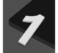 2" 2.75" 4" Inch House Numbers for Inside, Self Adhesive Mailbox Door Stickers, Address Numbers for Mailboxes Cars Door Window Sign House Apartments Office Room Personalized Recognizable(White,1,7CM)