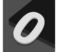 2" 2.75" 4" Inch House Numbers for Inside, Self Adhesive Mailbox Door Stickers, Address Numbers for Mailboxes Cars Door Window Sign House Apartments Office Room Personalized Recognizable(White,0,5CM)