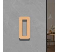 2" 2.75" 4" Inch House Numbers for Outside, 3D Door Address Numbers Self Adhesive, Mail Box Decorations for Outdoor Window Sign Apartments Office Room Personalized Recognizable(Gold,0,5x2.4CM)