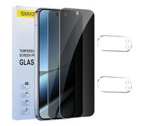 [2+2 Pack] Privacy Screen Protector for Google Pixel 10 Pro XL，Anti-Spy Tempered Glass Film, Fingerprint Recognition, 9H Hardness, Anti Scratch, Anti Fingerprint