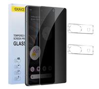 [2+2 Pack] Privacy Screen Protector for Google Pixel 7A,Anti-Spy Tempered Glass Film, Fingerprint Recognition, 9H Hardness, Anti Scratch, Anti Fingerprint