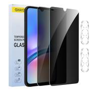 [2+2 Pack] Privacy Screen Protector for Samsung Galaxy A05S,Anti-Spy Tempered Glass Film, Fingerprint Recognition, 9H Hardness, Anti Scratch, Anti Fingerprint