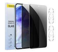 [2+2 Pack] Privacy Screen Protector for Samsung Galaxy A55,Anti-Spy Tempered Glass Film, Fingerprint Recognition, 9H Hardness, Anti Scratch, Anti Fingerprint