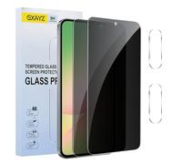 [2+2 Pack] Privacy Screen Protector for Samsung Galaxy A56,Anti-Spy Tempered Glass Film, Fingerprint Recognition, 9H Hardness, Anti Scratch, Anti Fingerprint