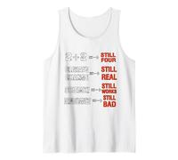 2+2 Still Four Climate Change Still Real Science Fact Tee Tank Top