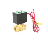 2/2 Way Bistable Latching Solenoid Valve G1/4 / G1/8 Orifice 2mm Direct Acting Type Brass Pulse Small Valve(1/8",DC6V)