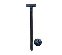 2/20/40/80/200/400/600/1000pcs Nylon Cable Tie Buckle Self Locking Zip Ties Holder with Pin Fasteners Car Body Zipties(10set- (20pcs))