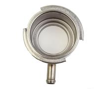 2.20 Inch 56mm Outer Diameter Steel Radiator Filler Neck Medium Size Weld-On Type Coolant Inlet for Automotive Cooling Systems