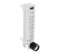 2-20 Lpm Acrylic Airflow Regulator Meter with Adjustment Valve Panel | Glass Construction, Pressure-resistant Body, Indication, Panel Mounting, Measures and Controls Air or Gas Flow