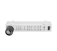 2-20 Lpm Glass Gas Flow Meter with Control Valve Precise Manual | Easy-to-read Indication, Fits Tight Spaces, Measures and Regulates Air or Gas Flow, Suitable for Aquarium and Hvac