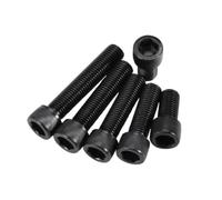 2-200 pieces M1.4-M12 Grade 12.9 Black Carbon Steel Hexagon Socket Head Cap Machine Screws, M6x18mm(50pcs)