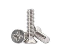 2-200 pieces M3-M10 KM-type Stainless Steel Cross Recess Countersunk Head Machine Screws, M8x80mm(5pcs)