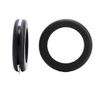 2-200pcs Black Rubber Seal Double Sided Protective Coil Out Hole Wire O-ring 3-70mm(6mm (100Pcs))