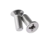 2-200pcs M1/M1.2/M1.4/M1.6/M2/M2.5/M3/M3.5/M4/M5/M6/M8/M10 304 Stainless Steel Phillips Countersunk Head Extended Screws, M8x30mm(5pcs)