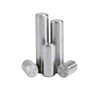 2-200pcs M1-M12 304 Stainless Steel Solid Cylindrical Dowel Pins, Precision Locating Fastening Pins, M6x55mm(10pcs)