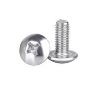 2-200pcs M3/M4/M5/M6/M8 304 Stainless Steel Phillips Large Flat Head Machine Screws, M3x30mm(50pcs)