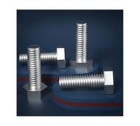2-20pcs 304 Stainless Steel Hexagon Head Bolt M3 M4 M5 M6 M8 M10 M12 Full Thread External Hex Hexagon Head Screws DIN933(30mm,M10 2PCS)