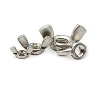 2-20pcs 304 Stainless Steel Special-shaped Hand Screw Thumbnut Nut Butterfly Wing Nuts Claw Nut M3 M4 M5 M6 M8 M10 M12(M10(5PCS))