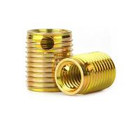 2~20pcs Galvanized Carbon Steel/Stainless Steel Thread Repair Triple-Hole Insert Self-tapping Bushing M3 M4 M5 M6 M8~M16(Galvanized,M10xM14x18mm 5pcs)