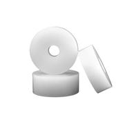 2-20pcs ID 18-19mm, Thickness 2-25mm White Silicone Rubber Vibration Damping Washers for Machinery, Furniture, Automotive, and Electronic Equipment, 18x34x10mm(2pcs)