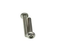 2-20pcs M3 M4 M5 M6 M8 A2 Stainless Steel Hexalobular Socket Round Head Screws(30mm,M6(10pcs))