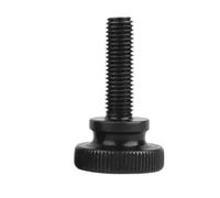 2-20pcs M3 M4 M5 M6 M8 M10 GB834 Black Carbon Steel Knurl High Step Head Hand Tighten Thumb Screws Curtain Wall Glass Bolts(12mm,M6-10pcs)