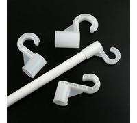 2-20piece Inner Diameter 12 13 16 19 20 22 25mm Thickening Hook for Shelf Wardrobe Hook Fittings Home DIY-2piece-Inner Dia 19mm