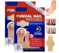 2 * 21PCS Fungal Nail Treatment Patches,Nail Repair Patches for Toenail Fungal Treatment,Fingernail Fungus Treat/ment for Toenail,Fung/al Fingernail Treat/ment For Toe/nails Extra Strong,Antifung/al