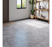 (#2) 24Pcs 5m² Square Marble Effect Self Adhesive Floor