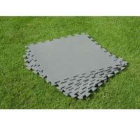 2.25 M² Floor Protection Plates 9 Pieces 50X50Cm Gray Pool Mat Pool Underlay