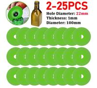 2-25pcs Glass Cutting Disc 100mm Ultra-thin Saw Blade Jade Crystal Wine Bottles Grinding Chamfering Cutting Blade Glass Cutting 15 pcs