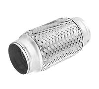 2.25x6in Exhaust Flexible Pipe with Stainless Steel Weld on Corrugated Flexible Joint Tube Universal, Reduce Cracking, Absorb Thermal Expansion, Improve Flow