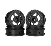 2.2in Beadlock Wheel Rims For Axial For Capra For SCX10 Pro 1/10 | Carbon fiber beadlock rims deliver lightweight rigidity precise tire fitment for extreme For rock. Accessories
