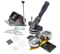 2 * 2in Photo Magnet Maker Machine, DIY Badge Magnet Press Machine-with 200 Materials 1 Paper Cutter-for Making Freezer Magnets