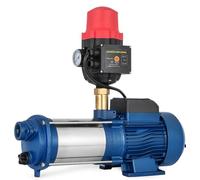 2.2kW Centrifugal Booster Pump 9600L/H 1HP Electric Water Pressure Pump with Switch for Garden Irrigation & Industrial Use High Head 100m Stainless Steel Cast Iron IP44 Protection