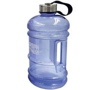 2.2L Large Water Bottle - Gym Keg Barrel - BLUE Screw Top & Sturdy Handle