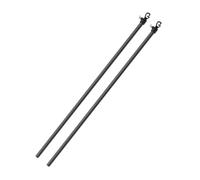 2.2M Telescopic Washing Line Prop Pole Metal Clotheslines Heavy Duty Home Garden Laundry Support Drying Line Poles Dry Clothes Drying Airer Washing Pole Extenedable to 2.2M Pack of 2